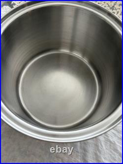 Saladmaster 12 Qt Stockpot T304S Stainless Steel With Lid