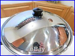 Saladmaster 16 Qt Roaster Pot 5 Star Tp304s Surgical Stainless Steel & LID USA