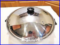 Saladmaster 16 Qt Roaster Pot 5 Star Tp304s Surgical Stainless Steel & LID USA