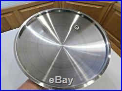 Saladmaster 16 Qt Roaster Pot 5 Star Tp304s Surgical Stainless Steel & LID USA Saladmaster 16 Qt Roaster Pot 5 Star Tp304s Surgical Stainless Steel & LID USA