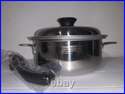 Saladmaster 316Ti Stainless Steel 3 Qt Stockpot Three-Piece Set