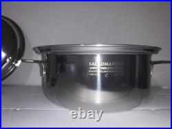 Saladmaster 316Ti Stainless Steel 3 Qt Stockpot Three-Piece Set