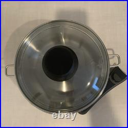 Saladmaster 316Ti Stainless Steel 3 Qt Stockpot Three-Piece Set