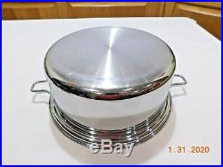 Saladmaster 316 Surgical Stainless 4 Qt Mini Stock Pot & LID Waterless