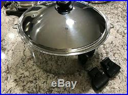 Saladmaster 316 Surgical Stainless Steel 16 Qt Stock Pot HUGE