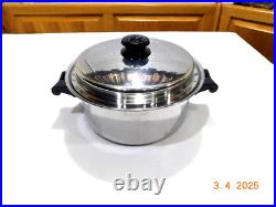 Saladmaster 4 Qt Mini Stock Pot 5 Star Tp304s Stainless Steel Waterless