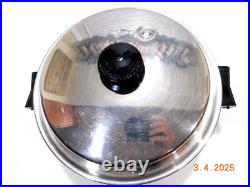 Saladmaster 4 Qt Mini Stock Pot 5 Star Tp304s Stainless Steel Waterless Saladmaster 4 Qt Mini Stock Pot 5 Star Tp304s Stainless Steel Waterless