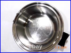 Saladmaster 4 Qt Mini Stock Pot 5 Star Tp304s Stainless Steel Waterless