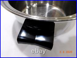 Saladmaster 4 Qt Mini Stock Pot 5 Star Tp304s Stainless Steel Waterless