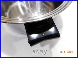 Saladmaster 4 Qt Mini Stock Pot 5 Star Tp304s Stainless Steel Waterless