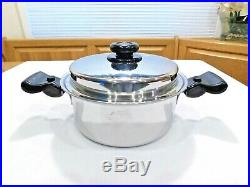 Saladmaster 4 Qt Stock Pot Tp304-316 Surgical Stainless USA Waterless Cookware
