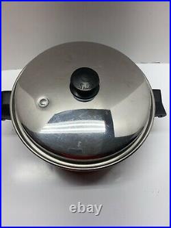 Saladmaster 6QT Stock Pot WithVapo Lid-Model 18-8 Stainless Steel-USA Made Dallas