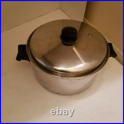 Saladmaster 6QT Stock Pot With Vapo Lid Model T304S Stainless Steel USA