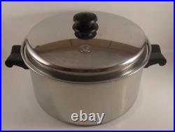 Saladmaster 6.5 Quart Tri-Ply Stainless Stockpot Dutch Oven Pan & Lid