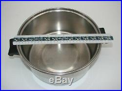 Saladmaster 6qt Stock Pot 18-8 Tri Clad Stainless Steel With Vpr LID Made In USA