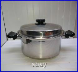 Saladmaster 7.0Qt T304-316 Surgical Stockpot Dutch Oven Roasting Pan & Lid see
