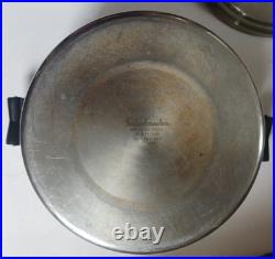 Saladmaster 806 Stock Pot 6 Qt 18-8 Tri-Clad Stainless Steel + 808 Pan
