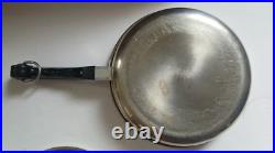 Saladmaster 806 Stock Pot 6 Qt 18-8 Tri-Clad Stainless Steel + 808 Pan