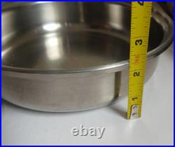 Saladmaster 806 Stock Pot 6 Qt 18-8 Tri-Clad Stainless Steel + 808 Pan