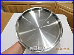 Saladmaster LID & 12 Qt Roaster Stock Pot 5 Ply Thermium Stainless Steel