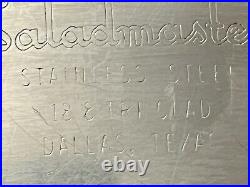 Saladmaster Stainless Steel 18-8 Triclad USA 6 Qt Stock Pot/Dutch Oven &Vapo Lid