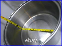 Saladmaster Stainless Steel 6.5 Qt Stock Bean Sauce Pot Dutch Oven with Lid