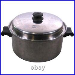 Saladmaster Stainless Steel T304S 6 Quart Qt Stock Pot Dutch Oven With Vapo Lid