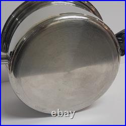 Saladmaster Stockpot 7Qt T304-316 Surgical Stainless Dutch Oven Fryer & Dome Lid