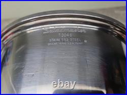 Saladmaster Stockpot 7 Qt Surgical T304 Stainless Dutch Oven Fry Saute Pan & Lid