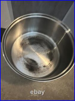 Saladmaster Stockpot Surgical T304S Stainless Dutch Oven Fry Saute Pan Vent Lid