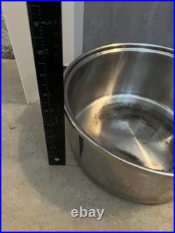 Saladmaster Stockpot Surgical T304S Stainless Dutch Oven Fry Saute Pan Vent Lid