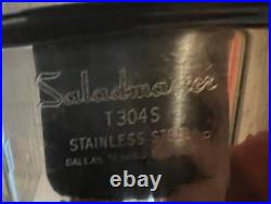 Saladmaster Stockpot Surgical T304S Stainless Dutch Oven Fry Saute Pan Vent Lid