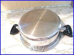 Saladmaster System 7 Cookware TP304-316-3 1/2 qt. Stockpot with vapo lid