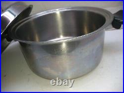 Saladmaster System 7 TP304-316 Surgical Stainless 7 Qt Stock Pot Dutch Oven Lid