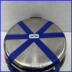 Saladmaster System 7 TP304-316 Surgical Stainless 7 Qt Stock Pot with Dome, Insert