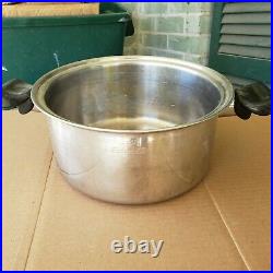Saladmaster System 7 TP304-316 Surgical Stainless Steel 7 Qt Stockpot Dutch Oven