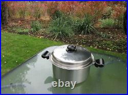 Saladmaster System 7 TP304-316 Surgical Stainless Steel 7 Qt Stockpot Dutch Oven