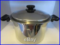Saladmaster T304S 8 QT Roaster Stockpot with Vapo Lid Stainless Steel Cookware