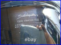 Saladmaster T304S Surgical Stainless 10 Qt Stockpot Dutch Oven Roasting pan Lid