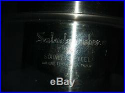 Saladmaster T304S Surgical Stainless 6.5 Qt Stock Bean Pot Pan Dutch Oven & Lid