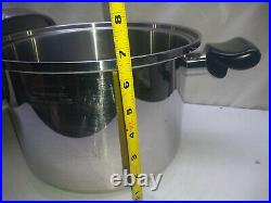 Saladmaster T304S Surgical Stainless 8 Qt Stockpot Dutch Oven Roasting Pan Lid