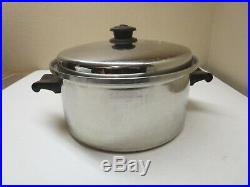 Saladmaster T304S Surgical Stainless Steel 6Qt Dutch Oven Stock Pot USA