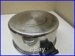 Saladmaster T304S Surgical Stainless Steel 6Qt Dutch Oven Stock Pot USA