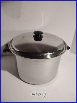 Saladmaster T304s 12 Qt Roaster Stock Pot With Vented LID