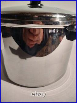 Saladmaster T304s 12 Qt Roaster Stock Pot With Vented LID