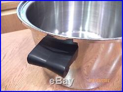 Saladmaster T304s 12 Quart Roaster Stock Pot & Vapo LID 5 Ply Waterless Cookware