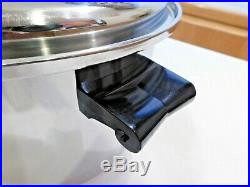 Saladmaster T304s 12 Quart Roaster Stock Pot & Vapo LID 5 Ply Waterless Cookware