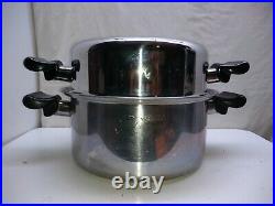 Saladmaster TP304-316 Surgical Stainless 7 Qt Stock Pot Dutch Oven Domed Lid