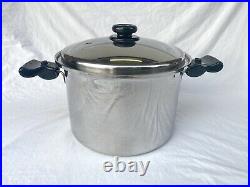 Saladmaster TP304 Surgical Stainless Steel 12 Qt Stock Pot Waterless Cookware