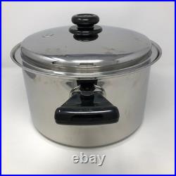 Saladmaster Titanium Stainless Steel 10 Quart Roaster Stock Pot Cover Handles Saladmaster Titanium Stainless Steel 10 Quart Roaster Stock Pot Cover Handles